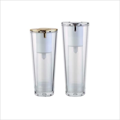 40ml Cone 30ml Airless Pump Bottle Cream PMMA Bottle Double Layer