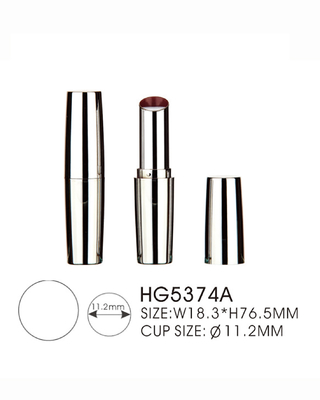 Drum Shape Unique Lipstick Tubes 11.2mm Inner Cup ABS Base PP