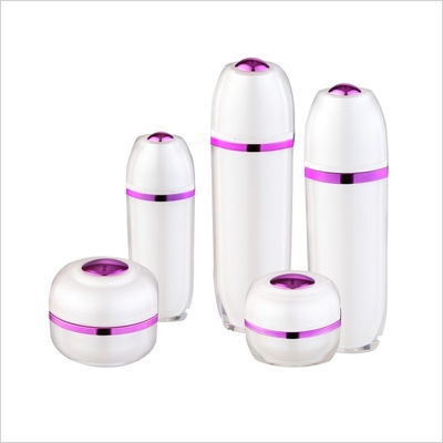 Recycable Non Spill Cosmetic Lotion Bottle PP PMMA Plastic Airless Bottle