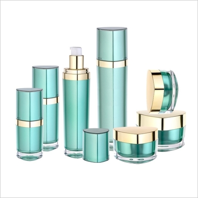 Triangle Empty Plastic Cosmetic Jars Screw Acrylic Cosmetic Cream Packaging
