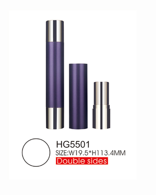 Creative Custom Made Lipstick Tubes 12.7mm Cup Size 2 In 1 Double Sides 2 Colors