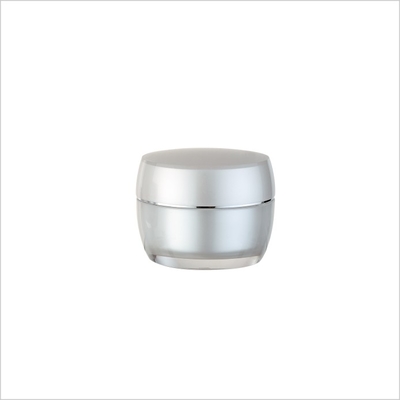 Empty 10g 15g 50g 30ml 50ml Cosmetic Jars Double Layer Drum Shaped