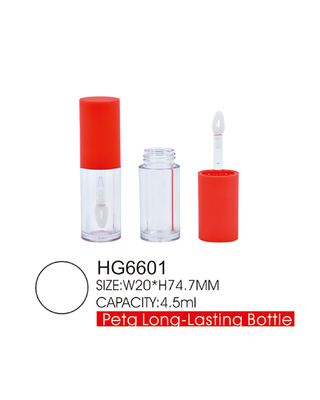 PETG Round Luxury Empty Lip Gloss Tubes 4.5ml Blank Lip Gloss Tubes