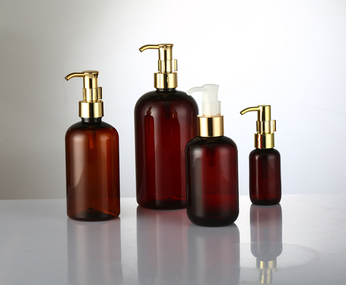 PET Plastic Shampoo Bottle 500ml Shower Gel Bottle Sanitizer Lotion Pump 30ml-500ml