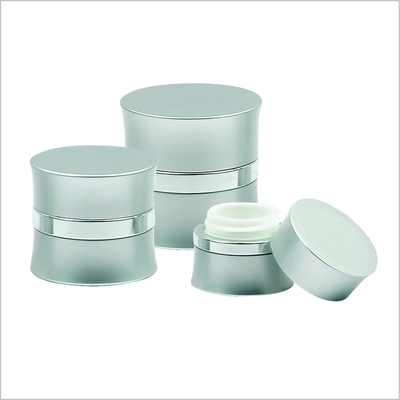 Luxury Rose Gold Cosmetic Packaging Glass Aluminium Cosmetic Tins 15g 30g 50g