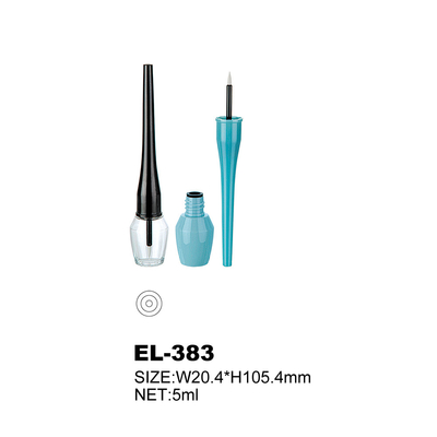 Hot Stamping Logo Empty Eyeliner Bottle In Plastic Leakproof