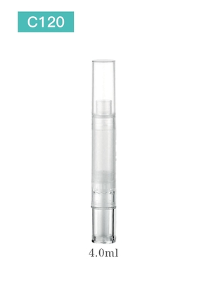 Customized Cosmetic Pen Packaging Plastic Aluminum Glossy Surface