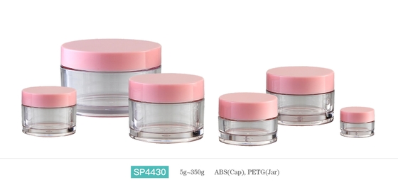 Personalized Skin Care Cream Jar With PP Inner Bottle Custom Printed Decoration