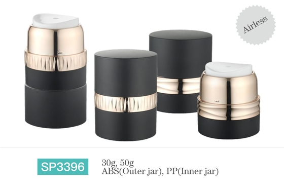 Custom Color Round Jar Containers For Skin Care Cream Face Cream Gel - Decorative Printing