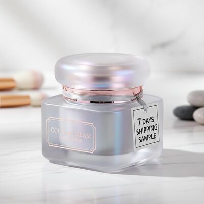 Custom-made Colour Cosmetic Cream Jar with PP Inner Bottle Material and 7 Days Shipping Sample