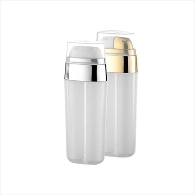 2 in 1 Double tube airless bottle15ml 20ml 30ml 40ml PP cosmetic bottle