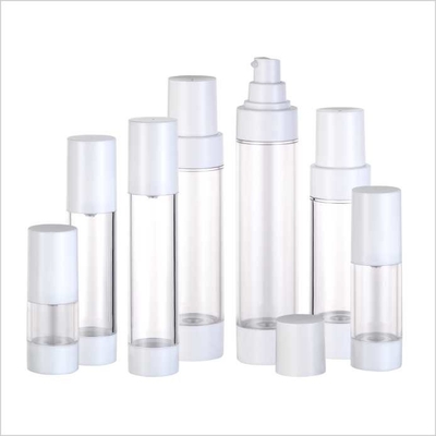 80ml 120ml Airless Bottle Packaging Rotary Airless Pump Bottle With Collar Base