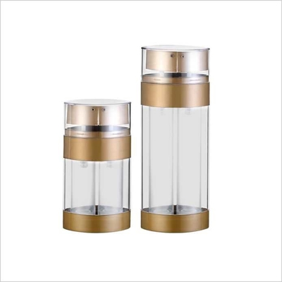 1oz 2oz Airless Pump Bottles Bulk Vacuum Lotion Bottle Matte UV Plating