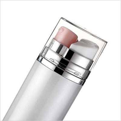 Chambers Airless Lotion Pump Bottles 10ml 20ml 30ml Double Tubes