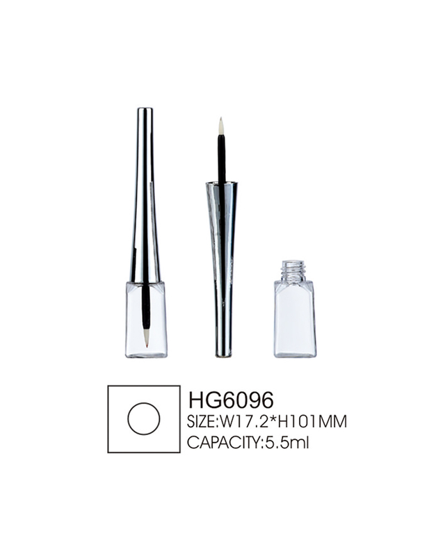 Recyclable Empty Eyeliner Tubes 5ml Square Liquid Eyeliner Packaging