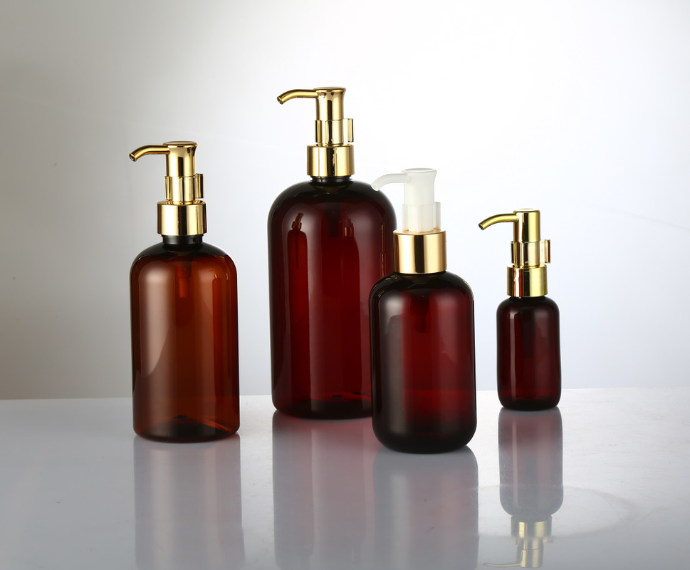 PET Plastic Shampoo Bottle 500ml Shower Gel Bottle Sanitizer Lotion Pump 30ml-500ml