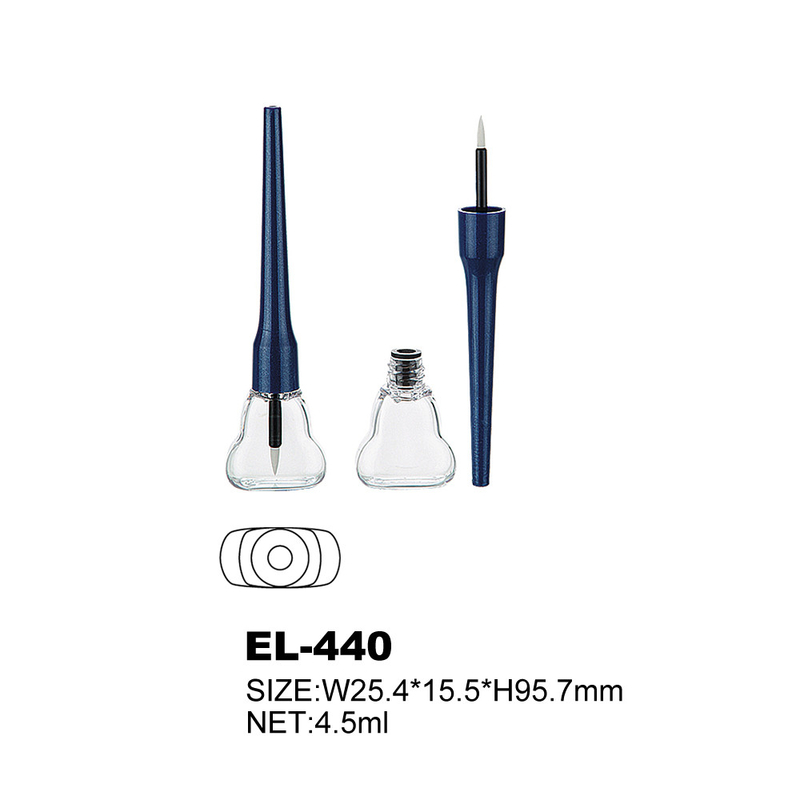 Round Empty Eyeliner Bottle For Professional Makeup Artists