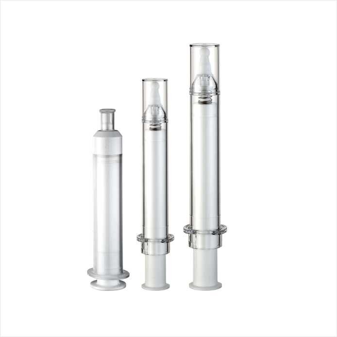10ml 20ml Syringe bottle Airless Pump Bottle with Applicator Eye Cream bottle Essense bottle